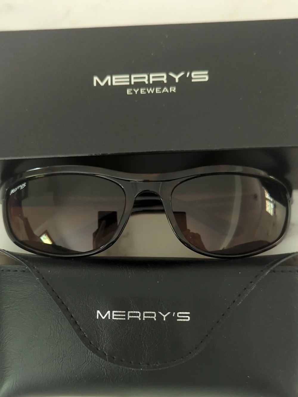Merry's Wrap Around Sport Polarized Unisex Sunglasses